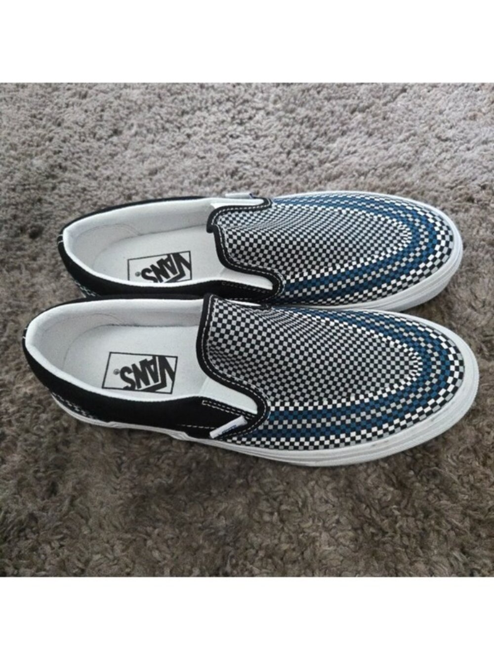 Vans Classic Slip On Checkered Multi Women Size 8 0826 - Picture 6 of 7